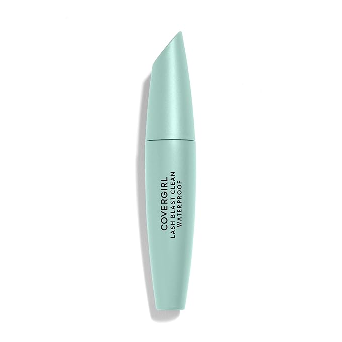 CoverGirl Lash Blast Clean Volume Waterproof Mascara, Vegan Formula, Volumizing, Smudge-Proof, Cruelty Free, Black Brown, 1 Count
