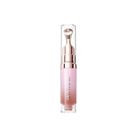 Hydrating Brightening Lip Serum, Nourishing Hydration Tinted Lip Stain, Plumping Lip Gloss with Polypeptide Squalane (02 Coral Rose)-VivaGrace Women