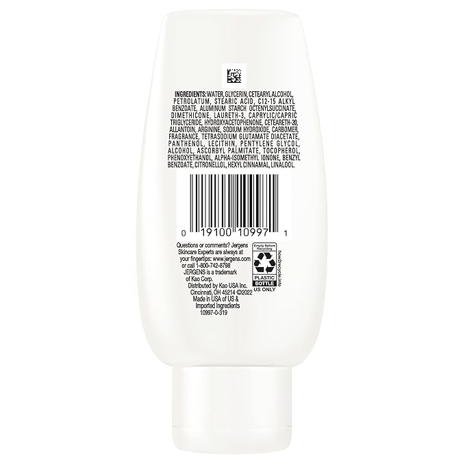 Jergens Ultra Healing Moisturizer for Dry Skin, Hand and Body Lotion, with Hydralucence Blend, Vitamins C, E and B5, 3 Oz, Pack of 8-VivaGrace Women