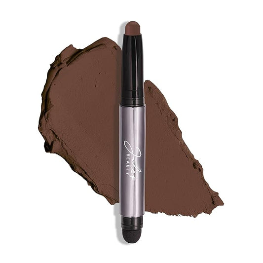 Julep Eyeshadow 101 Cream-to-Powder Waterproof Shadow Stick – Mocha Matte – Long-Lasting, Crease-Proof, Rich Brown Matte Eyeshadow with Built-in Smudger-VivaGrace Women