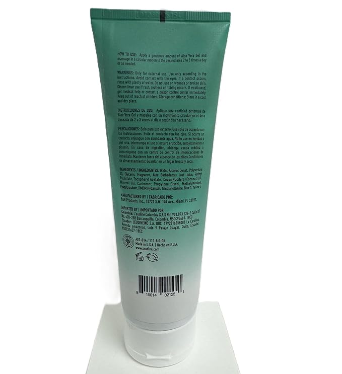 L’EUDINE Aloe Vera Gel - 8Fl Oz - Natural Aloe Gel for Skin Care - Premium Aloe for Sunburn Relief, Burns, and After Sun Care - Aloe Gel for Face, Body - Aloe Vera for Scar Treatment-VivaGrace Women