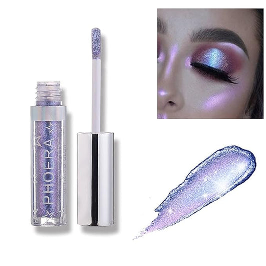 Glitter Eyeshadow,Makeup For Eyes Liquid Shimmer Sparkle Glow Light Colors Pencil Stick Shiny Long Lasting Waterproof Shining Eye Shadow Sets Metallic Pigments Metals Gloss Sparkling Pen Kit (A109)-VivaGrace Women
