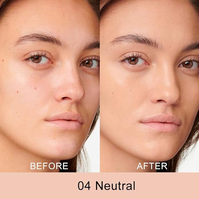 Kaely Color Correcting Concealer,Cream Pot Concealer Full Coverage,under Eye Concealer Palette for Conceals Dark Circles,Waterproof Foundation Face Makeup,04 Neutral-VivaGrace Women