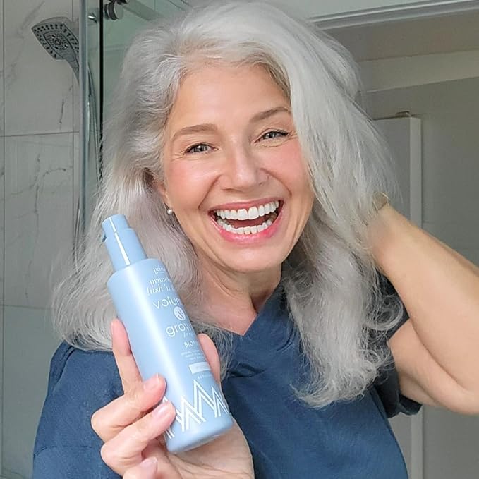 PrimeHair Lush N' Thick Shampoo for Mature Women – Biotin Enriched, Sulfate-Free and Paraben-Free Shampoo with Hair Growth Promoting Ingredients – Volumizing, Hydrating-VivaGrace Women