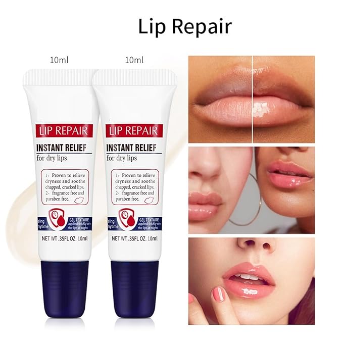Lip Repair Gel, Moisturizing Lip Repair Soft Moisturizing Lip Care, Soothe & Protect Lip Balm.-VivaGrace Women
