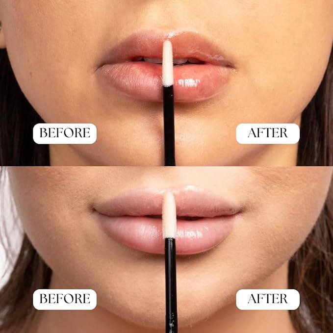 BIG POUT ENERGY Lip Plumper, Chili-Infused Lip Plumping Oil for Full and Smooth Lips, Lip Gloss Finish, With Easy Swipe XL Wand Applicator, Crystal Clear, 0.12 fl oz-VivaGrace Women