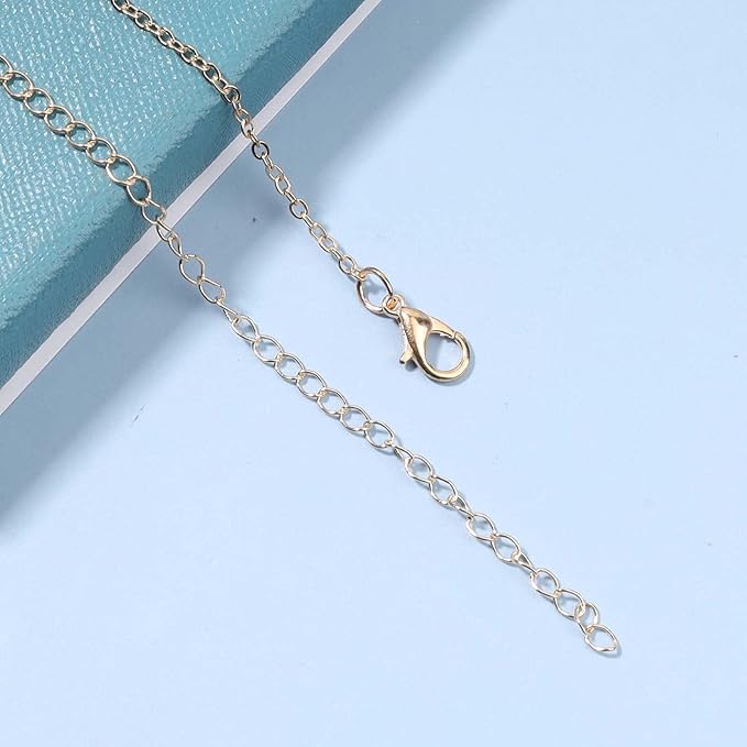 Boho Evil Eye Choker Necklace Blue Eye Pendant Necklace Minimal Gold Chain Necklace Lucky Eye Necklace Amulet Chain Jewelry for Women and Girls-VivaGrace Women