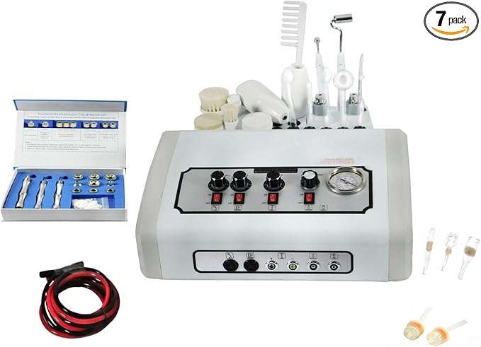 Table Top Facial Machine with 6 Different Functions, eMark Beauty MSR-3026M-VivaGrace Women