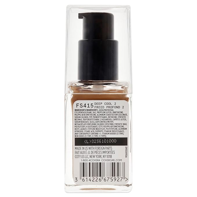 COVERGIRL Matte Ambition, All Day Foundation, Deep Cool 2, 1.01 Ounce-VivaGrace Women