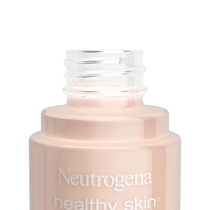 Neutrogena Healthy Skin Liquid Makeup Foundation with Broad Spectrum SPF 20 Sunscreen, Medium Coverage Foundation with Nourishing Pro-Vitamin B5, Natural Ivory 20, 1 fl. oz-VivaGrace Women
