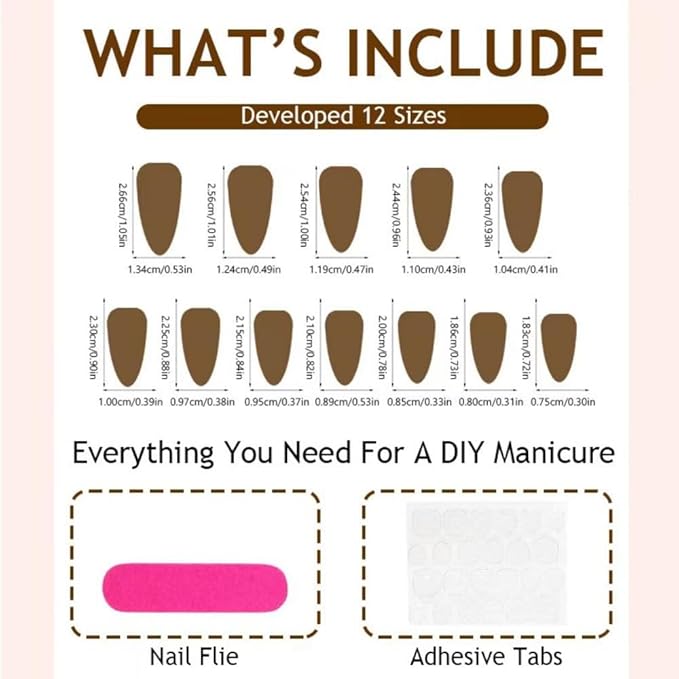 Rhinestone Press on Nails Medium Almond Fake Nails Blue Ombre False Nails with Design Stiletto Glue on Nails Glossy Acrylic Nail Full Cover Stick on Nails for Women Girls Manicure 24Pcs