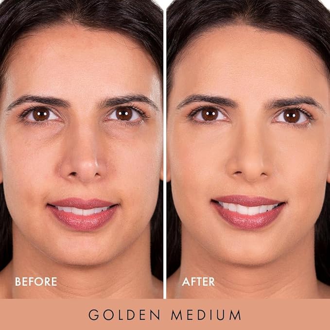 Wander Beauty Wanderlust Powder Foundation - Golden Medium - Blur & Even Skin Tone - Perfect & Hydrate With Hyaluronic Acid, Aloe, Honeysuckle, & Vitamin E - Lightweight, Buildable Coverage - 0.31 oz-VivaGrace Women