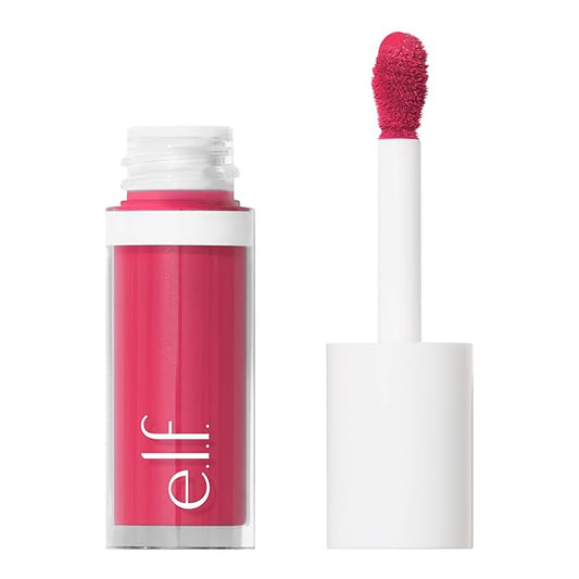 e.l.f. Camo Liquid Blush, Long-lasting Liquid Blush For High-pigment Color, Creates A Soft, Dewy Finish, Vegan & Cruelty-free, Comin' In Hot Pink-VivaGrace Women