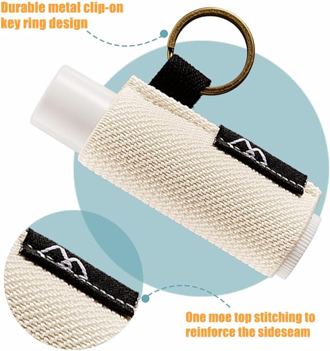 WK IEASON Lip Balm Holder Keychain Bulk Chapstick Holder Key chain-VivaGrace Women