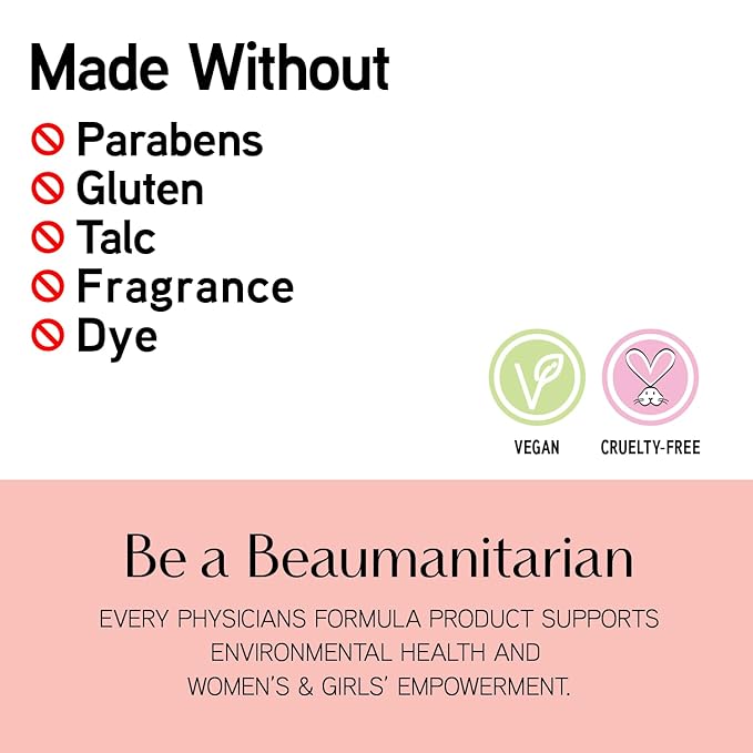 Physicians Formula Mineral Wear®Diamond Blur Skincare Cushion Powder, Blurring & Pore Diffusing Long Lasting Matte Finish Face Powder, Talc-Free- Translucent-VivaGrace Women