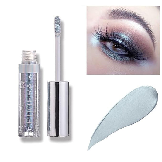 Glitter Eyeshadow,Makeup For Eyes Liquid Shimmer Sparkle Glow Light Colors Pencil Stick Shiny Long Lasting Waterproof Shining Eye Shadow Sets Metallic Pigments Metals Gloss Sparkling Pen Kit (A111)-VivaGrace Women