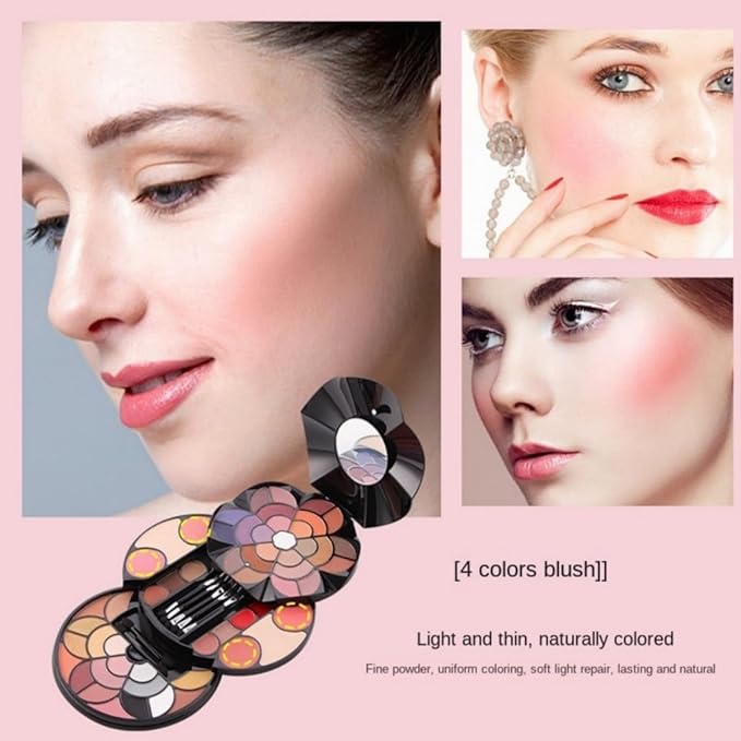 57 Colors Makeup Set (Type N) for Valentines Day Gifts, Professional Makeup Kit for Women Full Kit, High Pigmented Eyeshadow Palette for Beginners, Make up Gifts for Girls and Kids-VivaGrace Women