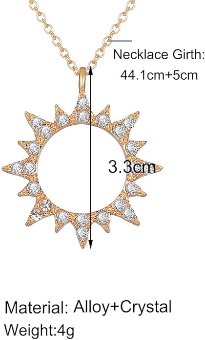 Bohemian Star Necklace Choker Small Flat Star Pendant Necklace Celestial Chain Necklace Jewelry for Women and Girls-VivaGrace Women