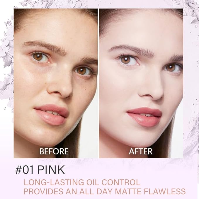 Face Oil Control Pressed Setting Powder-Clarifying Finishing Powder,Waterproof Long Lasting Translucent Powder Setting Powder Makeup,Blurs Fine Lines&Imperfections,Suitable for All-Day Use-VivaGrace Women