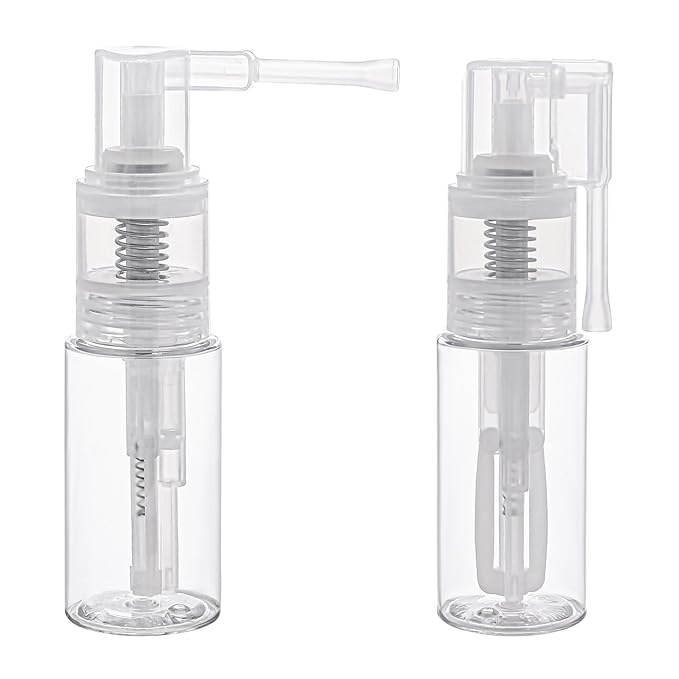 2 Pcs Empty Powder Spray Bottle, Cake Glitter Spray Bottle, Makeup Powder Spray Bottle, Barber Spray Bottle, Dry Powder Spray Bottle for Makeup Powder, Dusting, Glitter, Dry Cleaning Powder, Crafts-VivaGrace Women