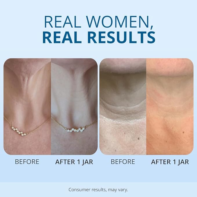 goPure Neck Firming Duo, Tighten & Lift Neck Cream, Refine & Renew Body Scrub, 2 piece set-VivaGrace Women