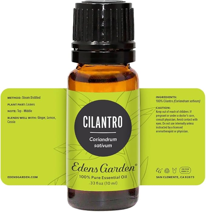 Edens Garden Cilantro Essential Oil- 100% Pure Premium Grade, Undiluted, Natural, Therapeutic, Aromatherapy, The Best for Diffuser, Candle, Laundry, Kid Safe 10 ml (.33 fl oz)-VivaGrace Women
