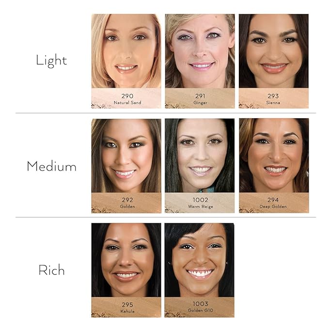 EMANI Vegan Cosmetics Flawless Matte Foundation, 294 Deep Golden, 0.42 Ounce-VivaGrace Women