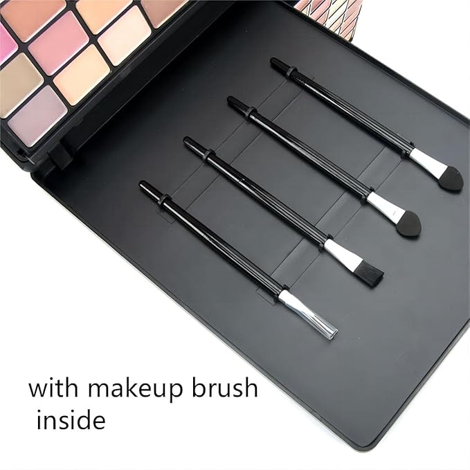 Professional Multi-in-one Makeup Gift Kit for Women - 90 eyeshadow Palette,8 Lipstick Set Lips,8 blush,5 concealer,4 brushes With Mirror,for girls, beginners and professionals Gift Kit-VivaGrace Women