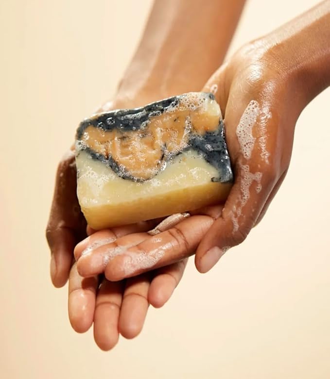 Terra Beauty Marble Beauty Bar Solid Facial Cleaner with Brazilian Clay and Charcoal