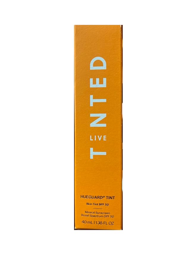 Live Tinted Hueguard Skin Tint SPF 50 - Tinted Mineral Sunscreen with Light-Medium Buildable Coverage With a Hydrating and Radiant Finish - Water and Sweat Resistant, 1.35 fl oz - Shade 10-VivaGrace Women