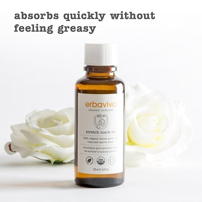 Erbaviva Stretch Mark Oil 4 Fl Oz-VivaGrace Women