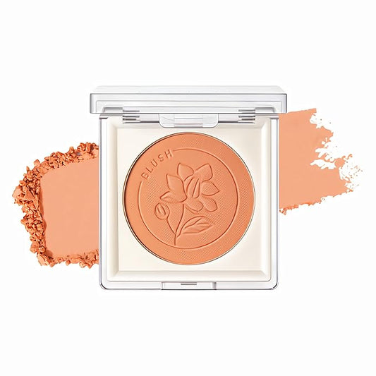 FOCALLURE Powder Palette Blush, Matte Mineral Blush Powder, Bright Shimmer Face Blush Makeup, Contour and Highlight Blush Palette, Highly Pigmented, Long Lasting, Waterproof, Blendable, #201-VivaGrace Women