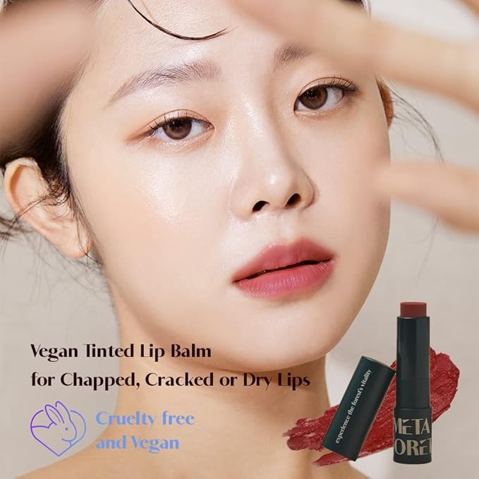 METAFORET Vegan Tinted Lip Balm 0.12oz 3.5g Experience Softer, More Radiant Lips with Lip Tint Butter Balm - Moisturizing, Tinted, and Perfect for Lip Care and Lip Glow (#04 Red Velvet)-VivaGrace Women