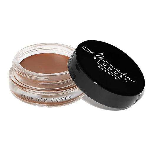 Monika Blunder Beauty - Blunder Cover Foundation Concealer - Shade: 7.5 - Sieben.5 - Deep, Warm Golden Undertones - Clean Beauty, All-In-One, Cruelty-Free, Vegan - 0.62 oz-VivaGrace Women
