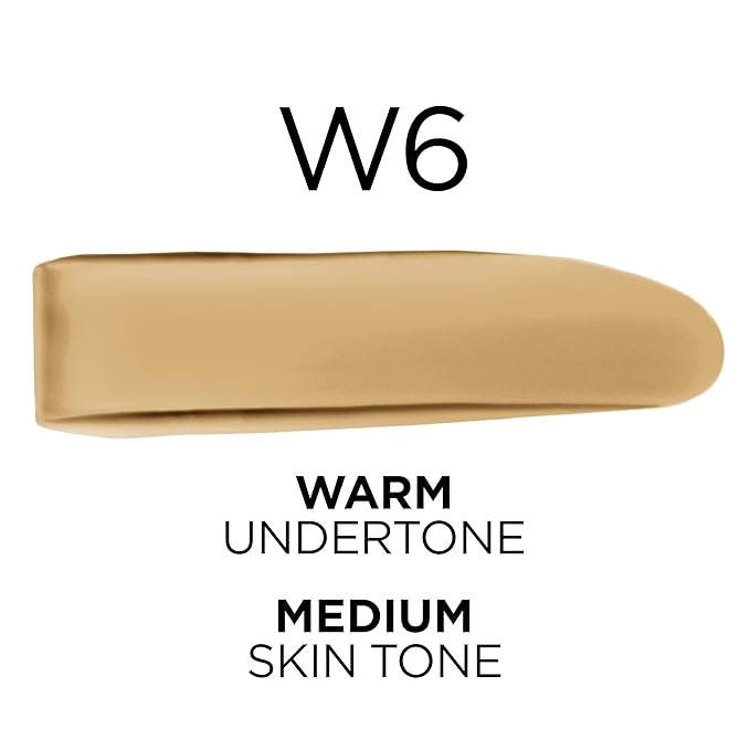 L'Oreal Paris True Match Super-Blendable Foundation, Medium Coverage Liquid Foundation Makeup, W6, Medium, 1 Fl Oz-VivaGrace Women