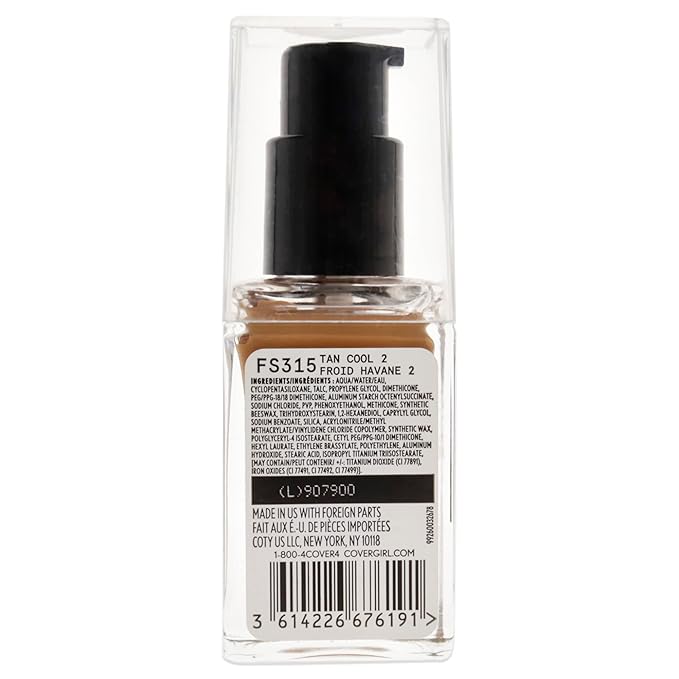COVERGIRL Matte Ambition, All Day Foundation, Tan Cool 2, 1.01 Ounce-VivaGrace Women
