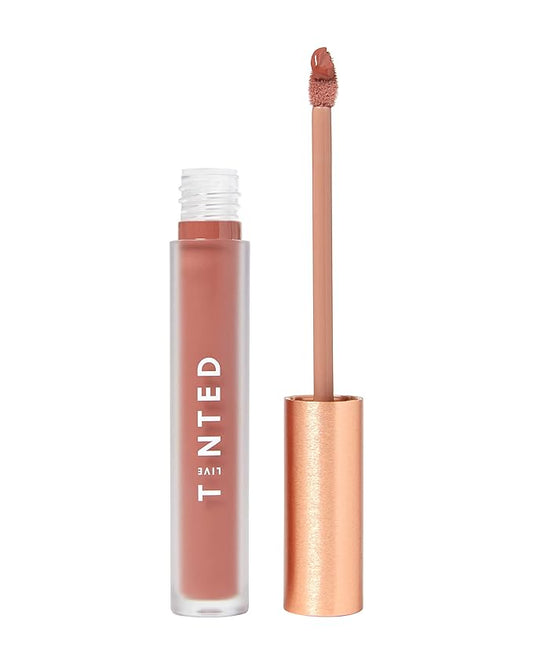 Live Tinted Huelip Liquid Lip Crème - Weightless, Long-Lasting Liquid Lip with Hyaluronic Acid and Jojoba Oil For a Soft, Comfortable, Moisturized Finish - 0.09 fl oz - Warm Brown-VivaGrace Women