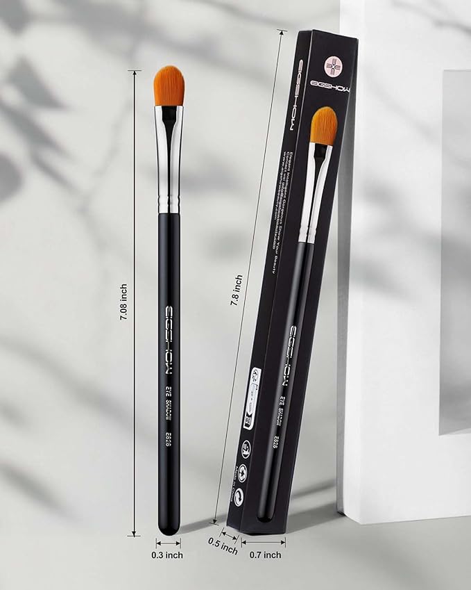 Concealer Brushes, EIGSHOW Eyeshadow Primer Brush for Concealer, Blending, Eyeshadow - Professional Tools for Applying Cream, Liquid Shadows and Eye Primer Base (E828 2piece)-VivaGrace Women