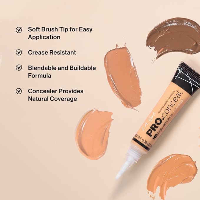 L.A. Girl Pro Concealer, Toffee, 0.28 Oz (LAX-GC984-B)-VivaGrace Women