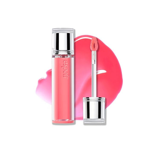Espoir Couture Lip Tint Glaze #14 Pink Pop 0.14oz | Volumizing Lip Stain with Syrupy Shine | Long-Lasting & Vibrant Color for Radiant Lip Look | Moisturizing & Glossy Lip Tint | Korean Lip Makeup-VivaGrace Women