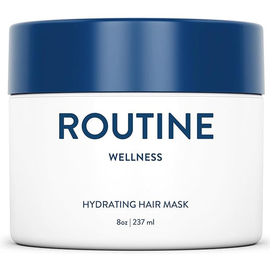Routine Wellness Deep Conditioning Hair Mask for Dry Damaged Hair - Hydrating, Moisturizing Repair Treatment - Promotes Fullness - Unscented 8oz-VivaGrace Women