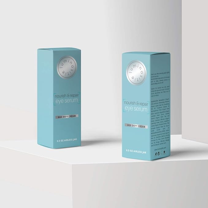Under Eye Brightener Serum for Puffy Eyes & Dark Circles - Hydrating, Anti Aging, Under Eye Serum - Fast Absorption & Lightweight Finish-VivaGrace Women