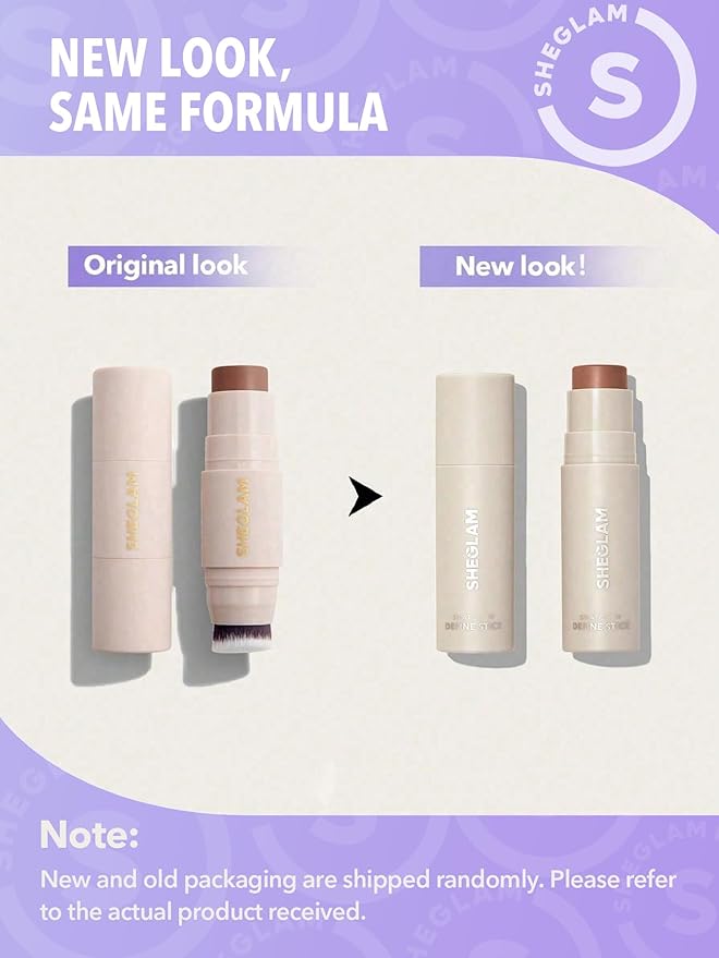 SHEGLAM Snatch 'n' Define Cream Contour Stick Long Lasting Highly Pigmented Sweat Proof Face Bronzer Makeup - Golden Sun-VivaGrace Women