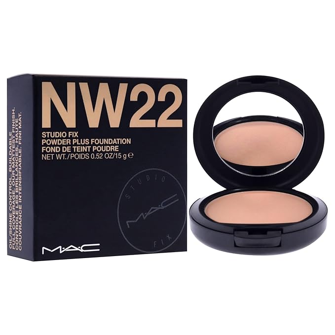 Mac Studio Fix Powder Plus Foundation Nw22 15gm/0.52 Oz-VivaGrace Women