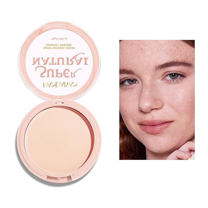 Pressed Face Powder Makeup Mineral Foundation Finishing Powder Pressed Finishing and Setting Powder Loose Setting Powder Makeup #02-VivaGrace Women