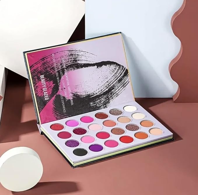 Generic Majical Book of Beauty Makeup Palette, 72 Colors, 3-Layer Folding Book, Eyeshadow Palette, Long Lasting-VivaGrace Women