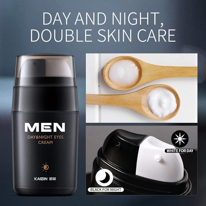 AKARY Men Eye Cream Day and Night Firm Skin Skin Care Essence Eye Moisturizing Smoothing Remove Black Bag Fine Lines Wrinkles-VivaGrace Women
