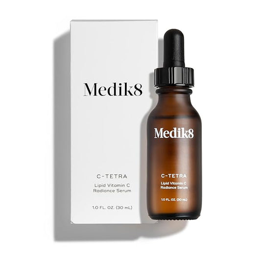 Medik8 C-Tetra - Balancing Vitamin C Serum For Face - Smooths Fine Lines and Wrinkles - Face Serum with Squalane - Vegan and Gluten Free - 1.0 oz-VivaGrace Women