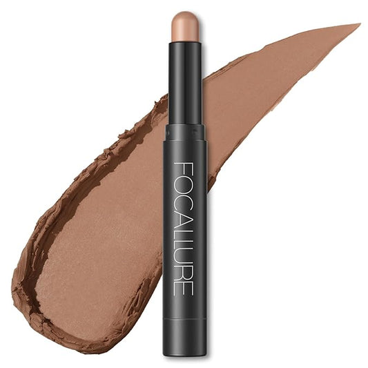 FOCALLURE Shimmer and Matte Cream Eyeshadow Stick,Smooth Brilliant Eye Brightener Pencil for Women,Long Lasting Waterproof Eye Shadow and Liners Makeup,SATURN-VivaGrace Women