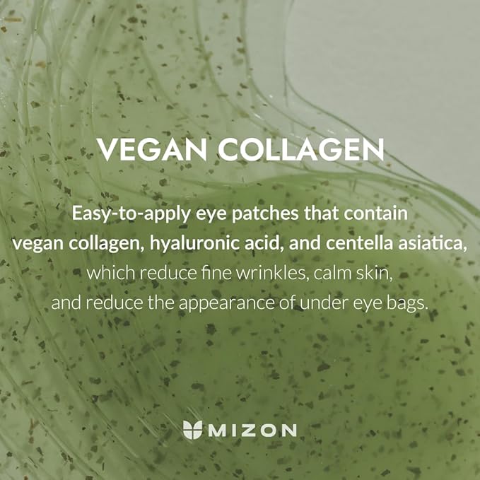 MIZON Phyto Plump Collagen Eye Gel Patch with Moringa, Triple Hyaluronic Acid, and Botanical Extracts for Brightening, Hydration, and Elasticity – 60pcs – Improves Vitality and Glow-VivaGrace Women